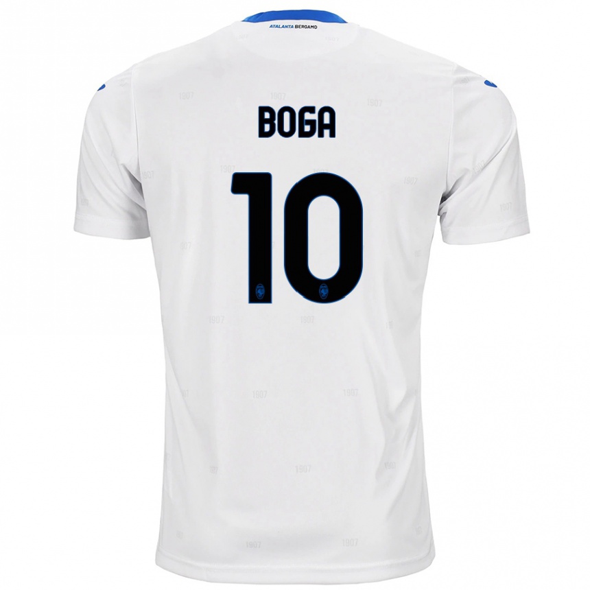 Men Football Jeremie Boga #10 White Away Jersey 2024/25 T-Shirt Australia