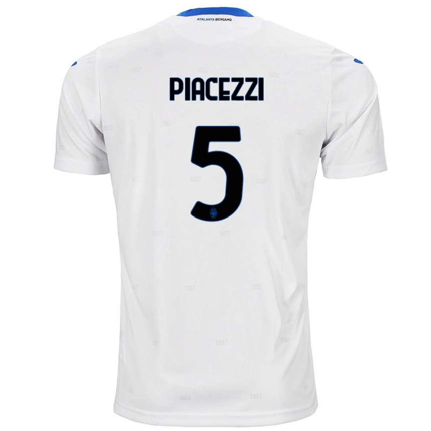 Men Football Eleonora Piacezzi #5 White Away Jersey 2024/25 T-Shirt Australia