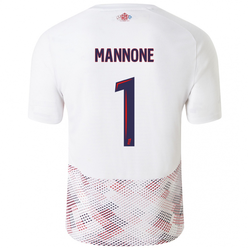 Men Football Vito Mannone #1 White Royal Blue Away Jersey 2024/25 T-Shirt Australia