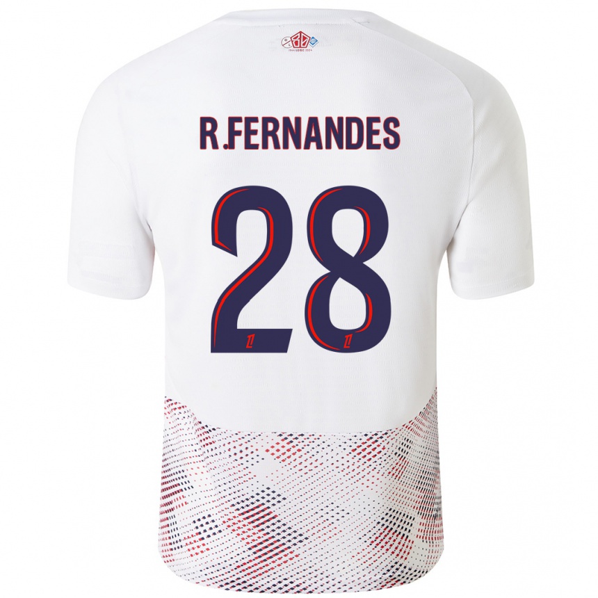 Men Football Rafael Fernandes #28 White Royal Blue Away Jersey 2024/25 T-Shirt Australia