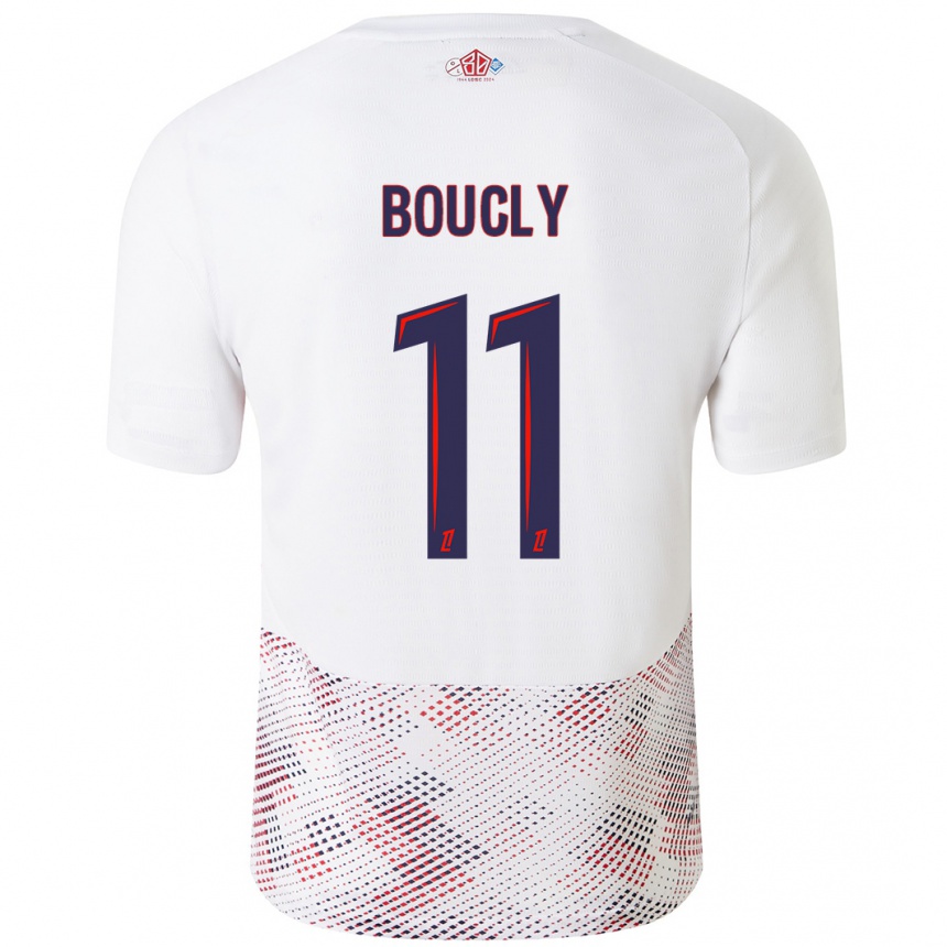 Men Football Maïté Boucly #11 White Royal Blue Away Jersey 2024/25 T-Shirt Australia