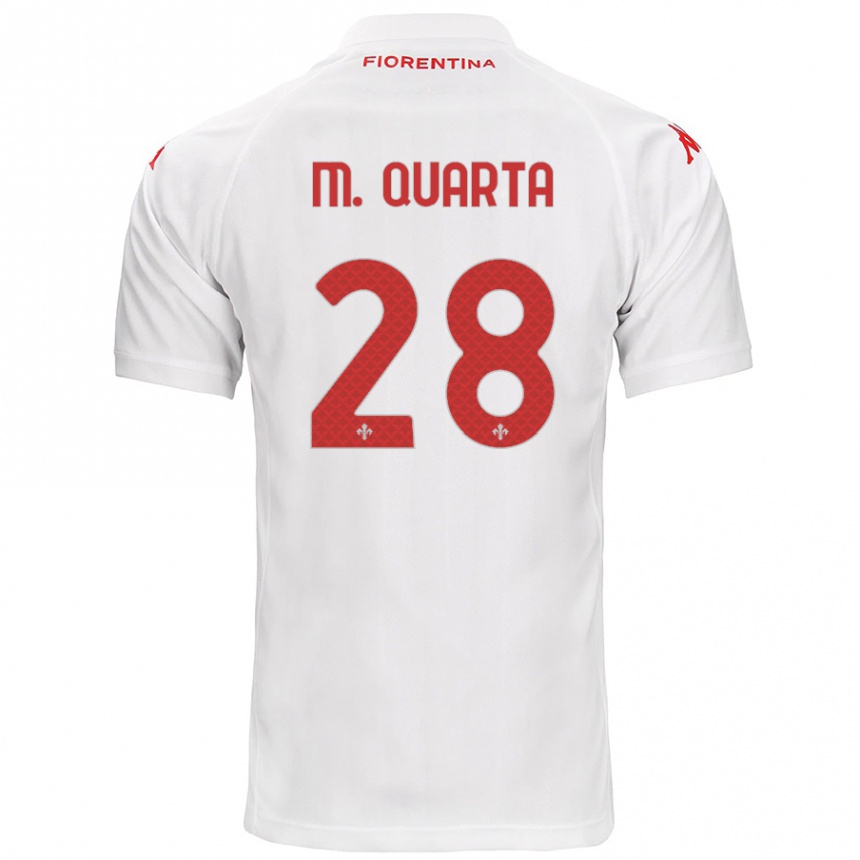 Men Football Lucas Martínez Quarta #28 White Away Jersey 2024/25 T-Shirt Australia