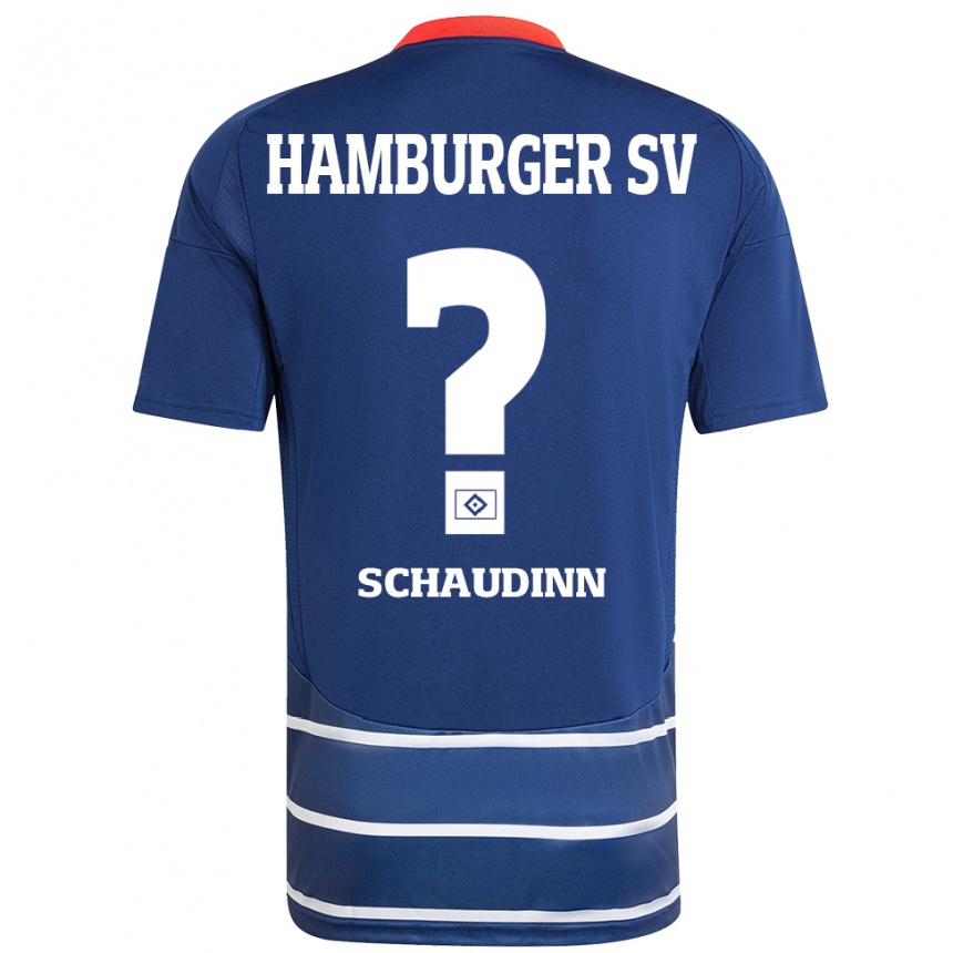 Men Football Timo Schaudinn #0 Dark Blue Away Jersey 2024/25 T-Shirt Australia