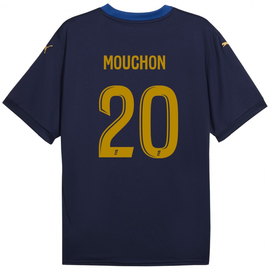 Men Football Noemie Mouchon #20 Navy Gold Away Jersey 2024/25 T-Shirt Australia