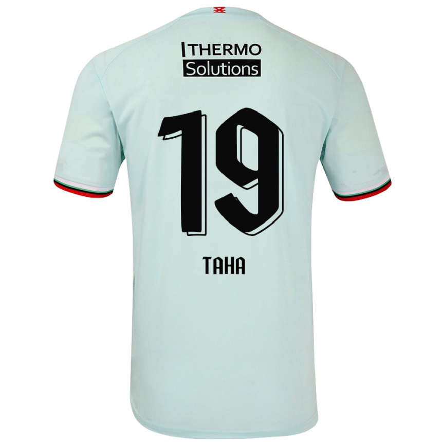 Men Football Younes Taha #19 Light Green Away Jersey 2024/25 T-Shirt Australia