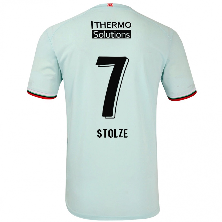 Men Football Anna-Lena Stolze #7 Light Green Away Jersey 2024/25 T-Shirt Australia