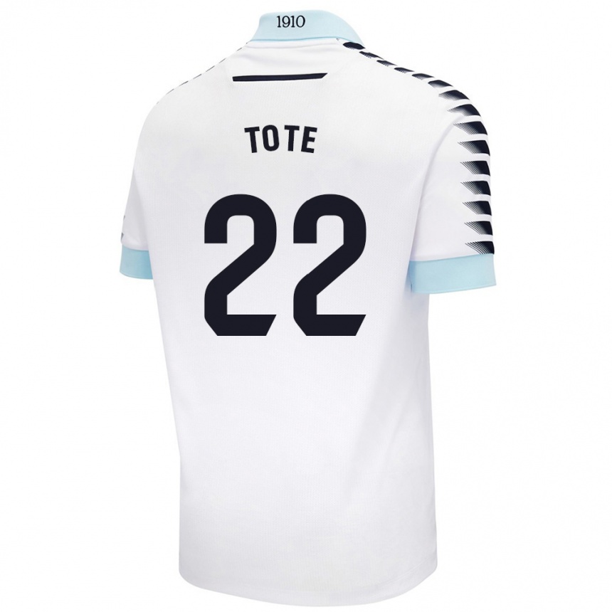 Men Football Tote #22 White Blue Away Jersey 2024/25 T-Shirt Australia