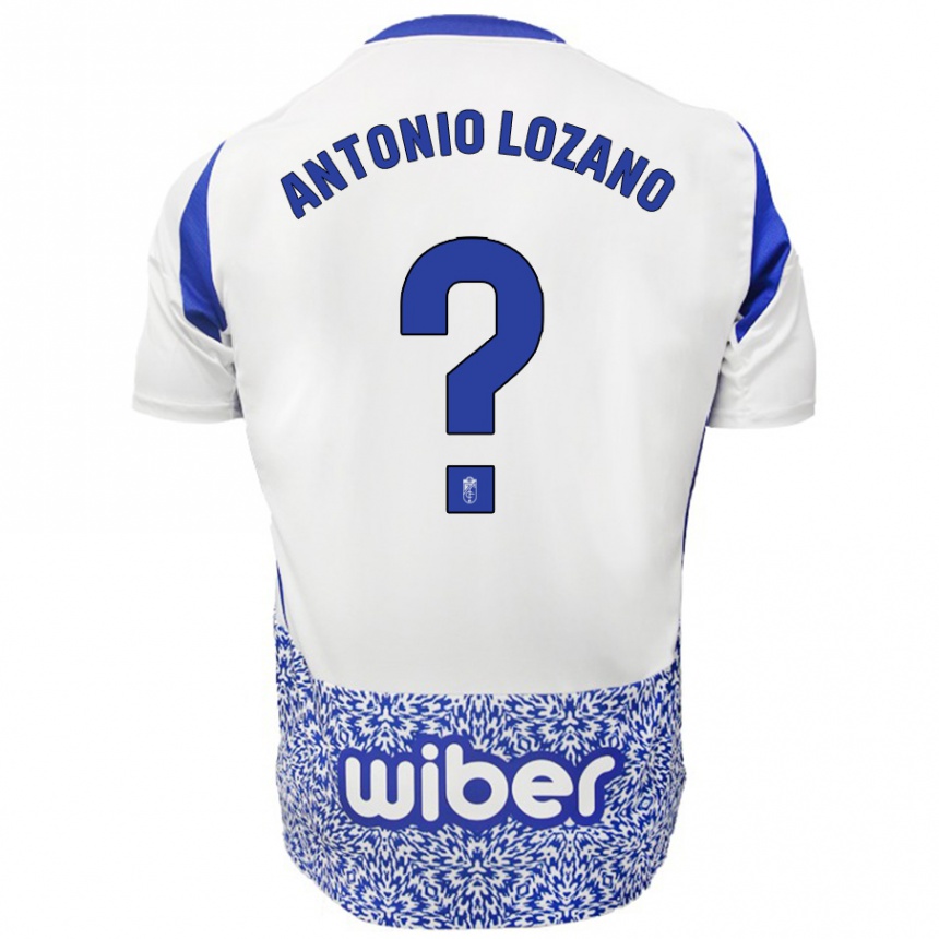 Men Football José Antonio Lozano #0 White Blue Away Jersey 2024/25 T-Shirt Australia