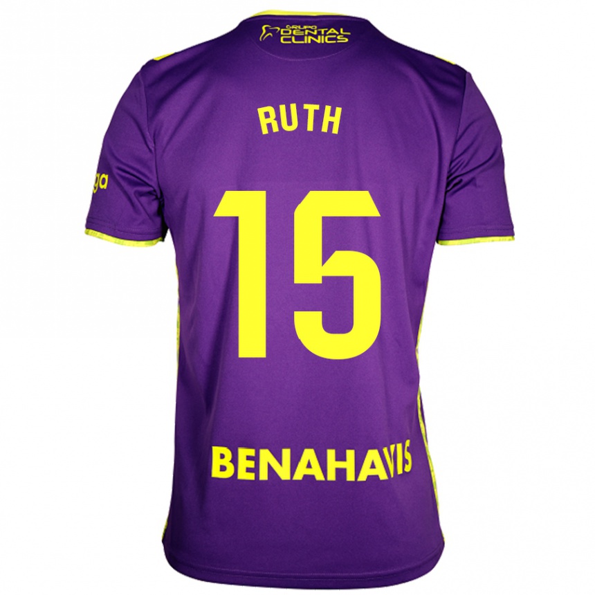 Men Football Ruth #15 Purple Yellow Away Jersey 2024/25 T-Shirt Australia