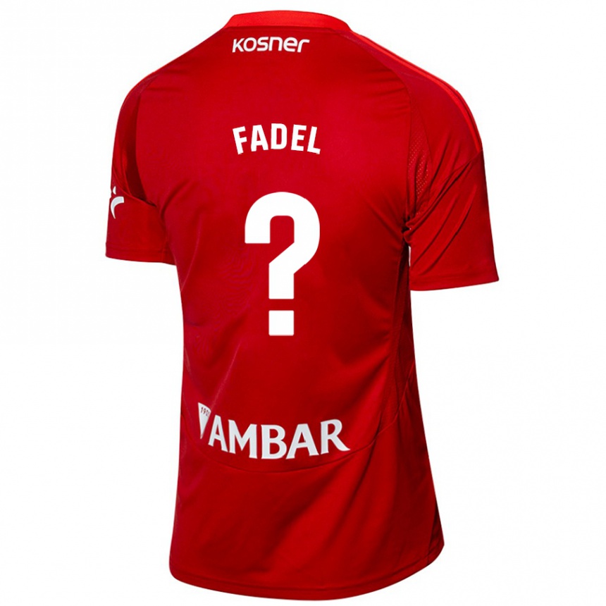 Men Football Ismael Fadel #0 White Blue Away Jersey 2024/25 T-Shirt Australia