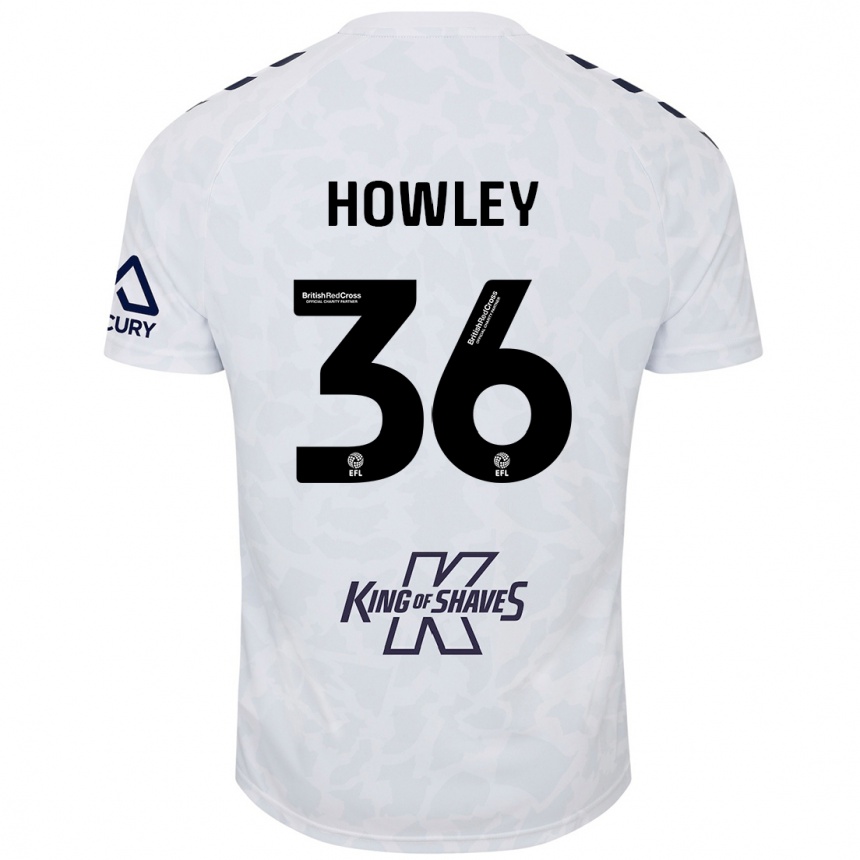 Men Football Ryan Howley #36 White Away Jersey 2024/25 T-Shirt Australia