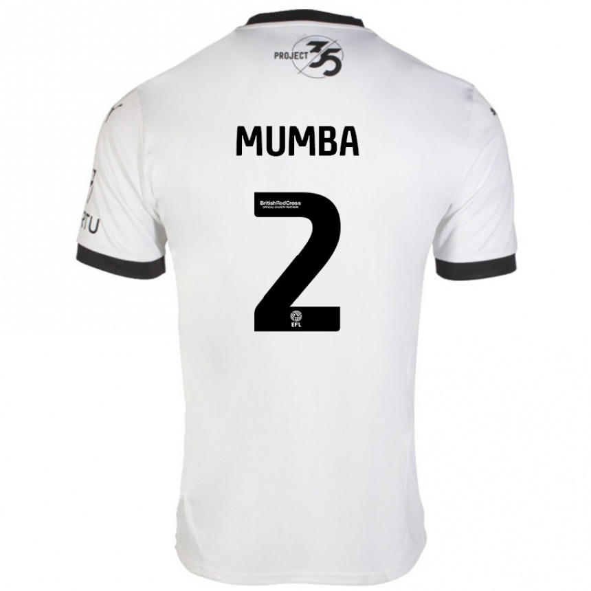 Men Football Bali Mumba #2 White Black Away Jersey 2024/25 T-Shirt Australia