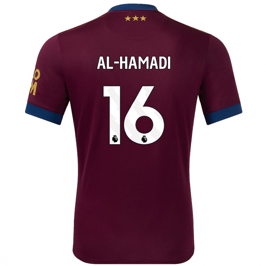 Men Football Ali Al-Hamadi #16 Brown Away Jersey 2024/25 T-Shirt Australia