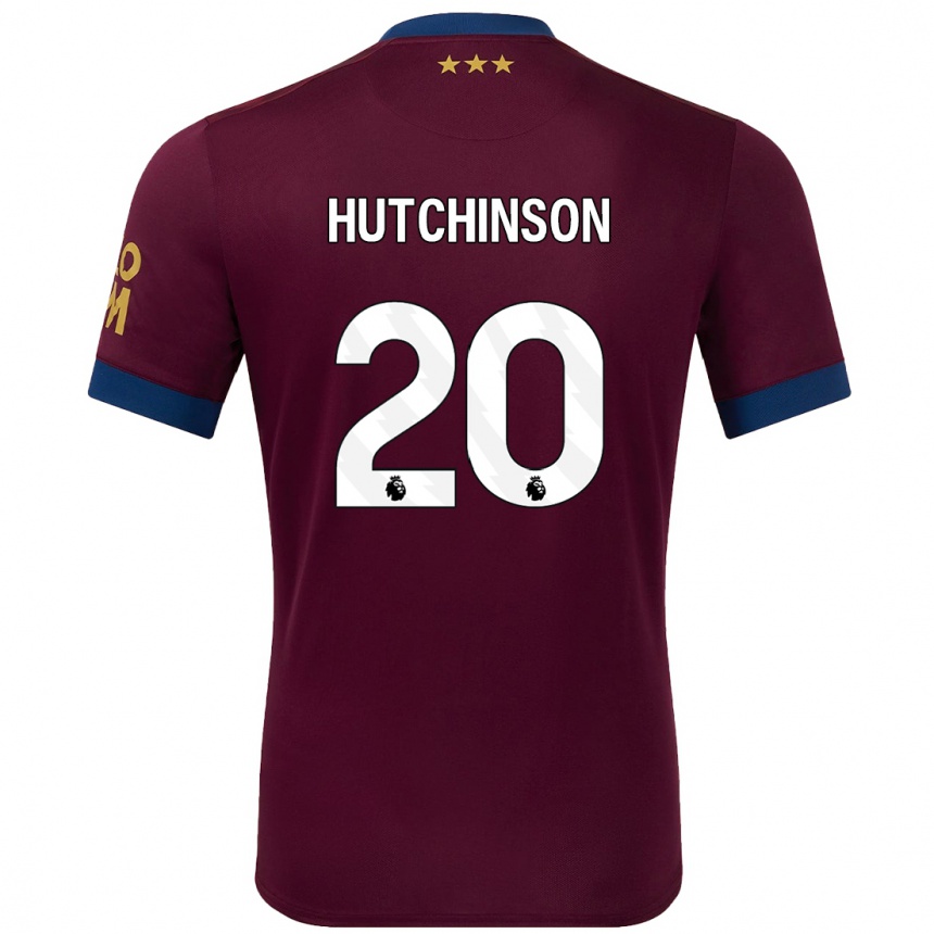 Men Football Omari Hutchinson #20 Brown Away Jersey 2024/25 T-Shirt Australia