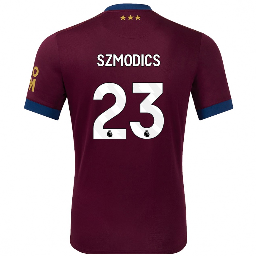 Men Football Sammie Szmodics #23 Brown Away Jersey 2024/25 T-Shirt Australia