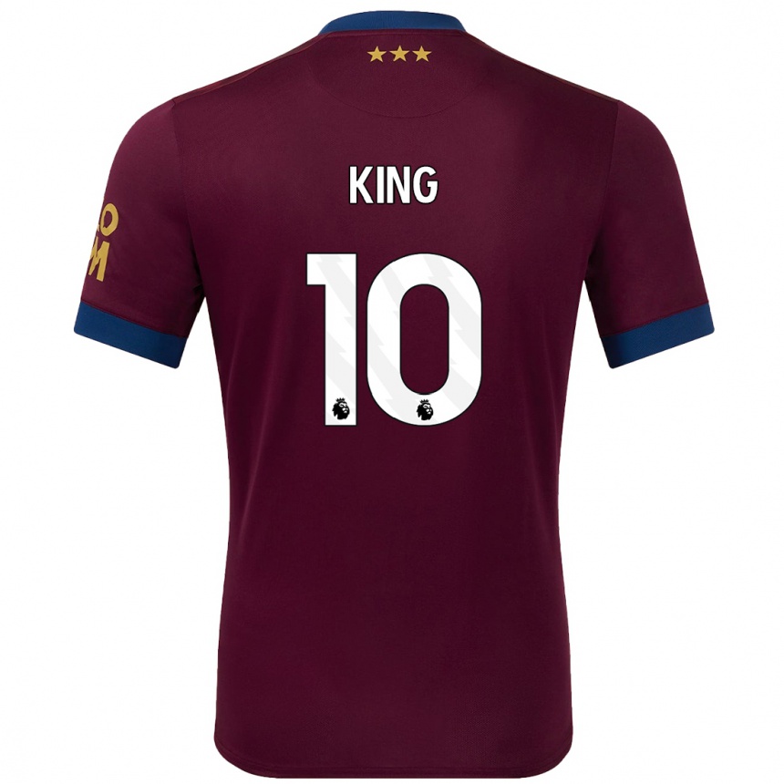 Men Football Eloise King #10 Brown Away Jersey 2024/25 T-Shirt Australia