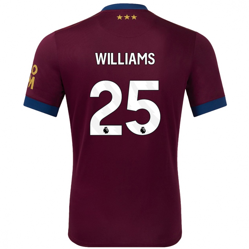 Men Football Erin Williams #25 Brown Away Jersey 2024/25 T-Shirt Australia