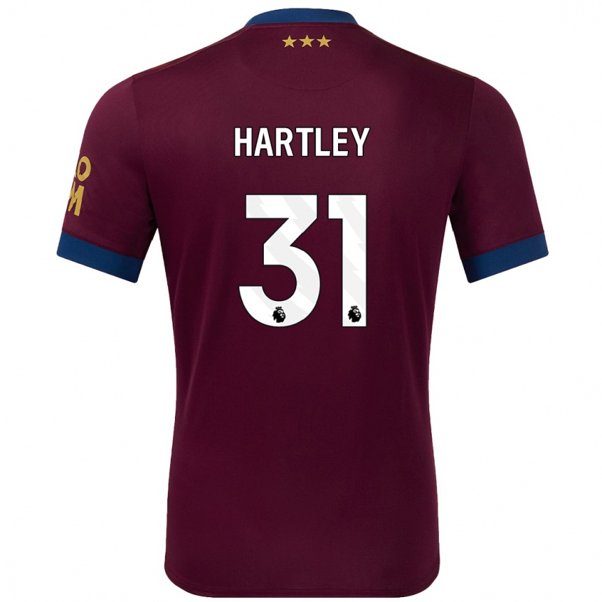 Men Football Laura Hartley #31 Brown Away Jersey 2024/25 T-Shirt Australia