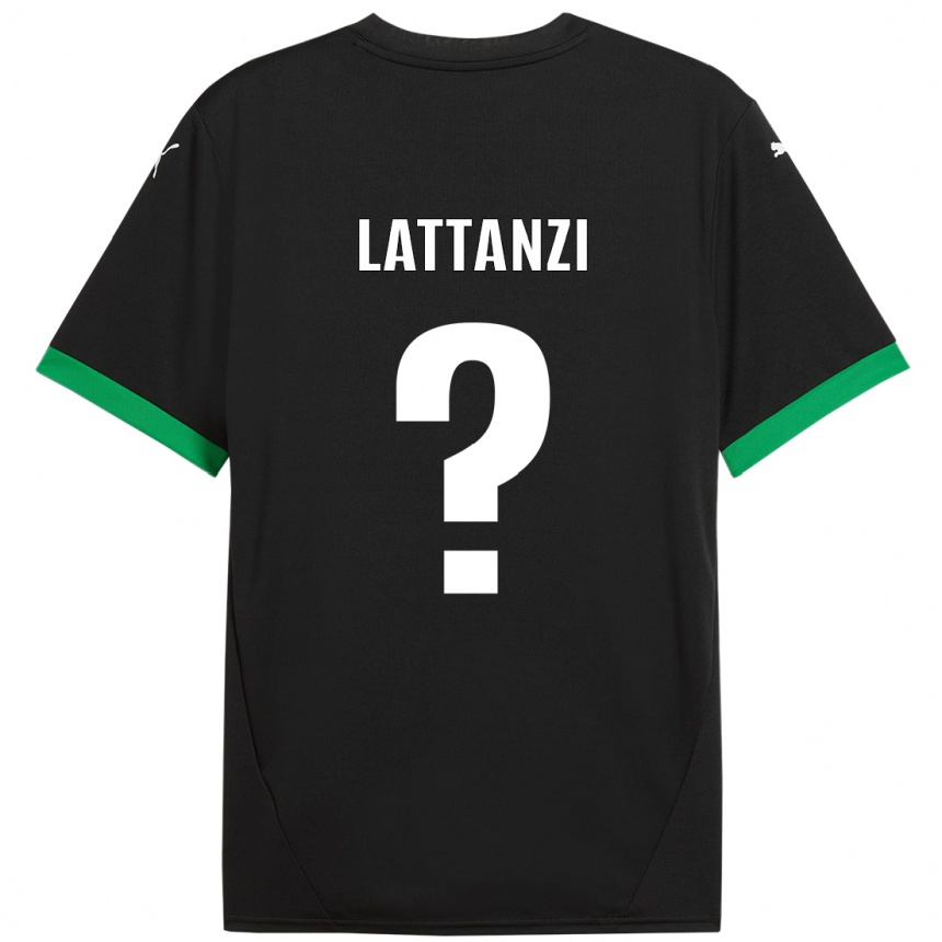 Women Football Luca Lattanzi #0 Black Dark Green Home Jersey 2024/25 T-Shirt Australia