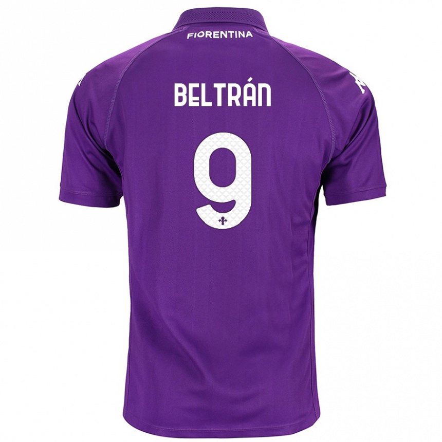 Women Football Lucas Beltrán #9 Purple Home Jersey 2024/25 T-Shirt Australia