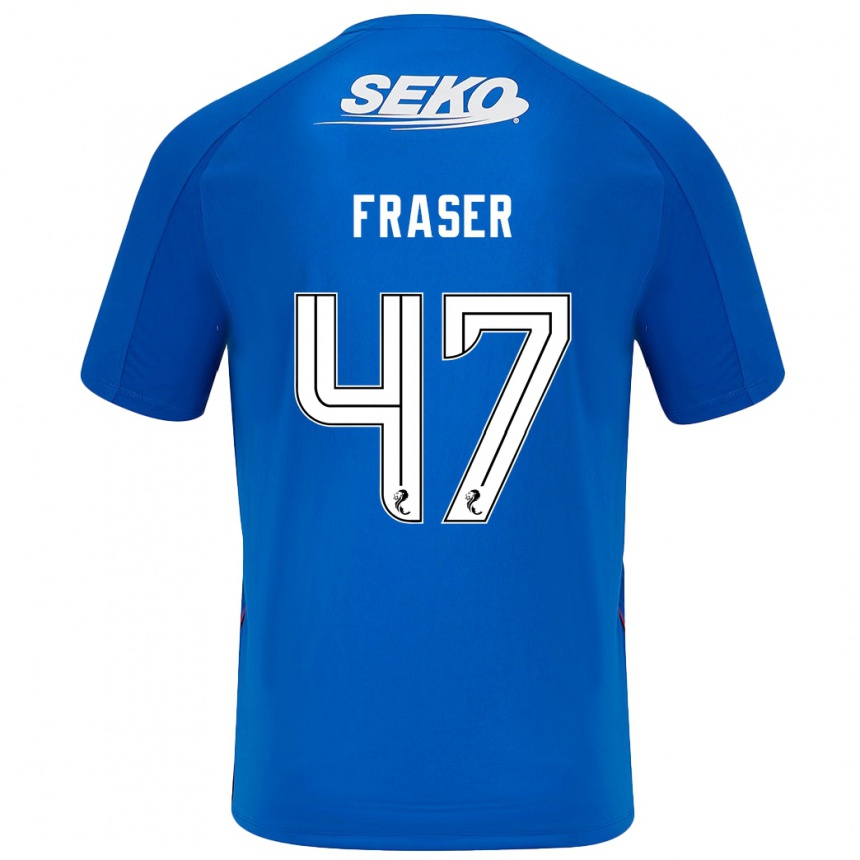 Women Football Robbie Fraser #47 Dark Blue Home Jersey 2024/25 T-Shirt Australia