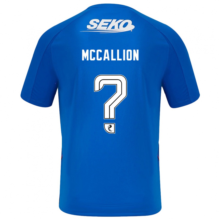 Women Football Aiden Mccallion #0 Dark Blue Home Jersey 2024/25 T-Shirt Australia