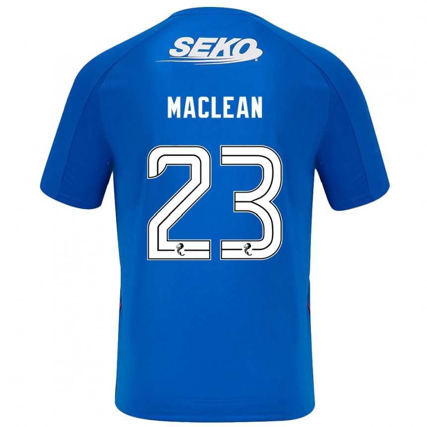 Women Football Kirsty Maclean #23 Dark Blue Home Jersey 2024/25 T-Shirt Australia