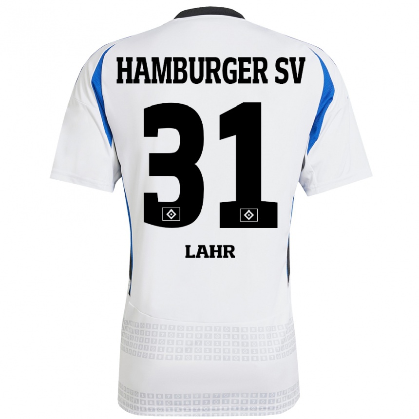 Women Football Jobina Lahr #31 White Blue Home Jersey 2024/25 T-Shirt Australia