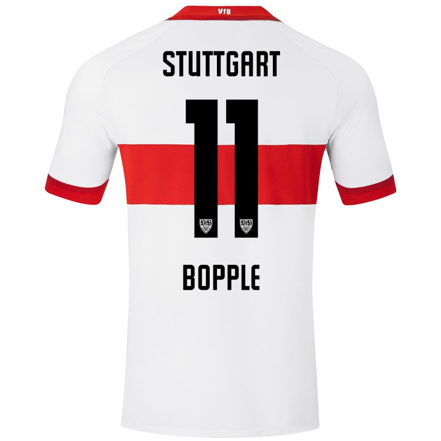 Women Football Teresa Böpple #11 White Red Home Jersey 2024/25 T-Shirt Australia