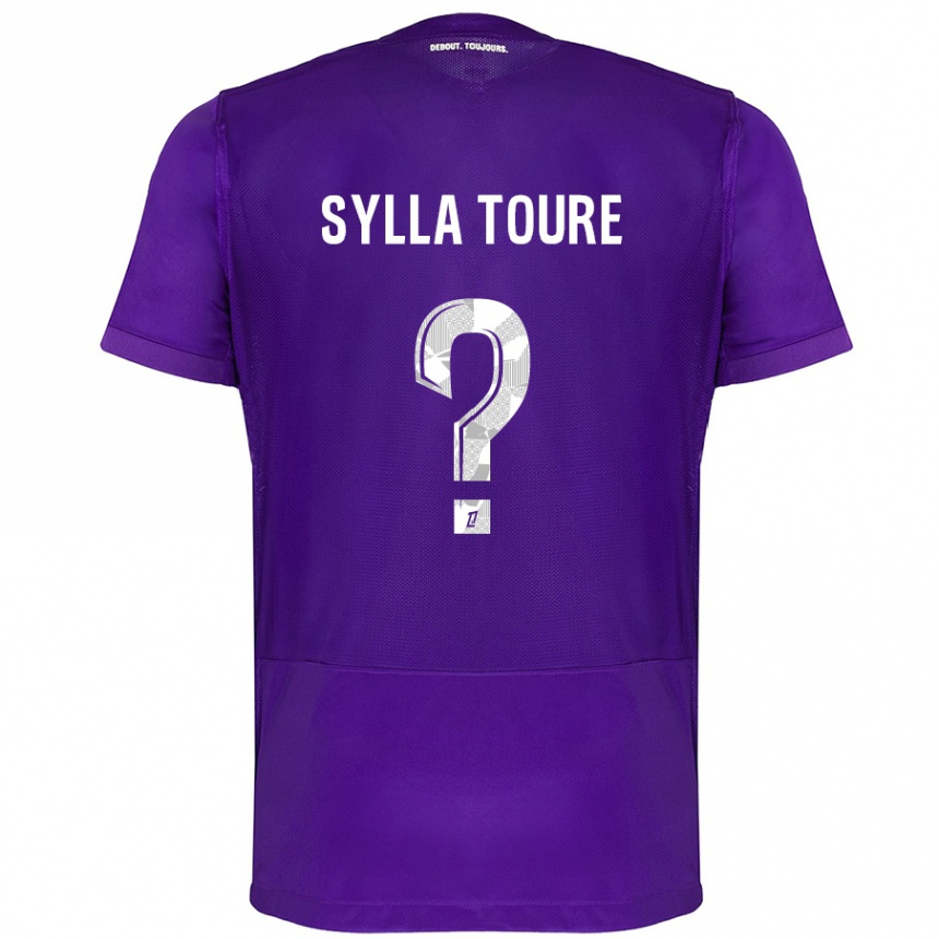 Women Football Ismael Sylla Touré #0 Purple White Home Jersey 2024/25 T-Shirt Australia