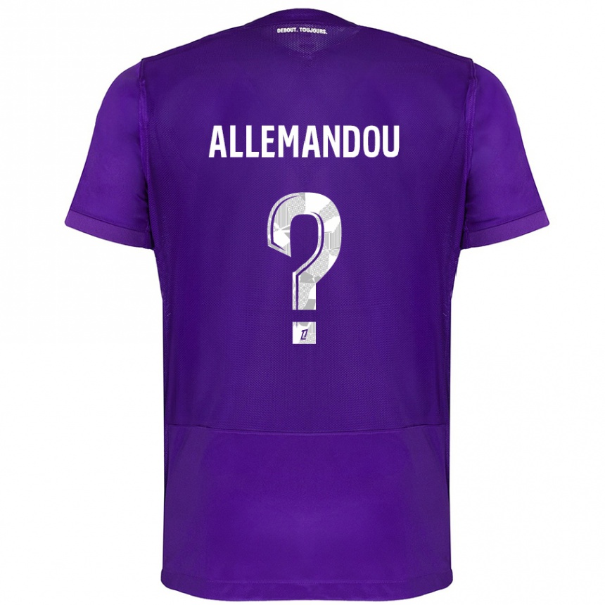 Women Football Teddy Allemandou #0 Purple White Home Jersey 2024/25 T-Shirt Australia