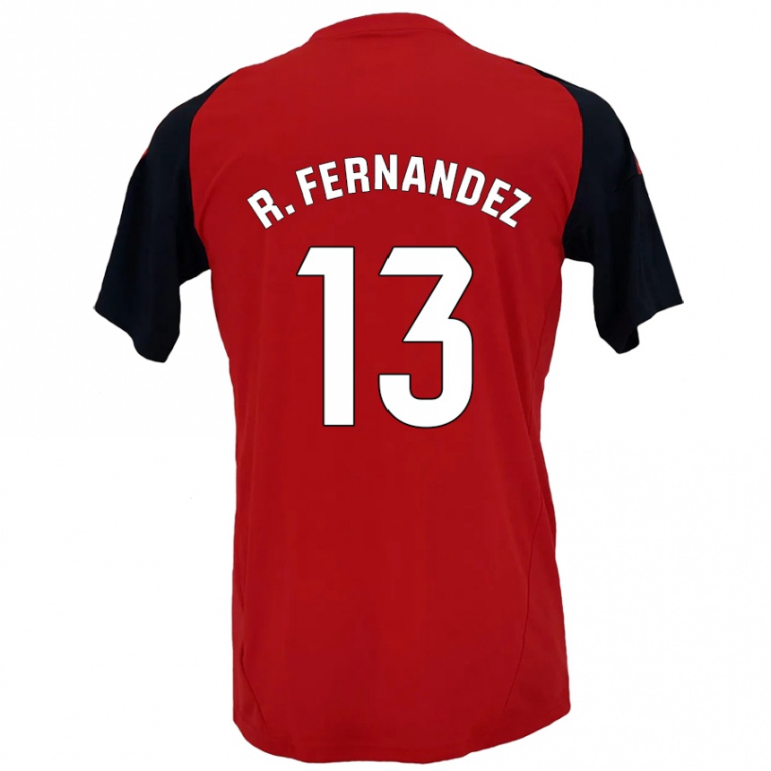 Women Football Raúl Fernández #13 Red Black Home Jersey 2024/25 T-Shirt Australia