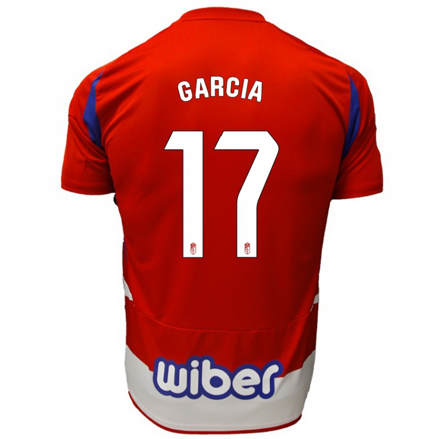 Women Football Naima García #17 Red White Blue Home Jersey 2024/25 T-Shirt Australia