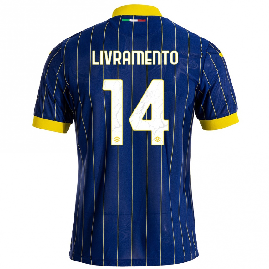 Women Football Dailon Rocha Livramento #14 Blue Yellow Home Jersey 2024/25 T-Shirt Australia