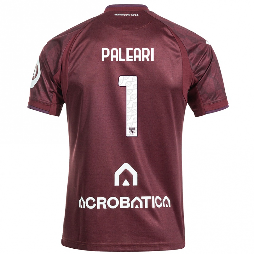 Women Football Alberto Paleari #1 Maroon White Home Jersey 2024/25 T-Shirt Australia