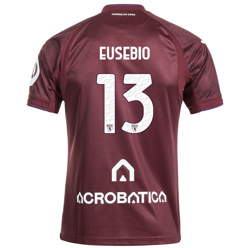 Women Football Chiara Eusebio #13 Maroon White Home Jersey 2024/25 T-Shirt Australia