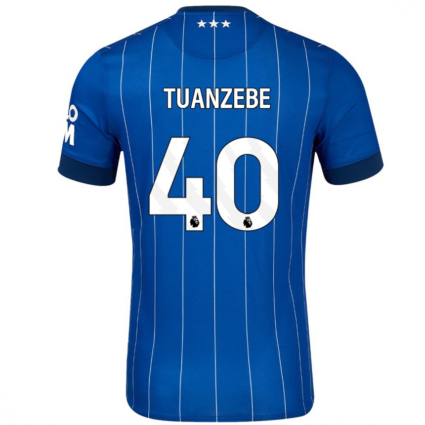 Women Football Axel Tuanzebe #40 Navy Blue Home Jersey 2024/25 T-Shirt Australia