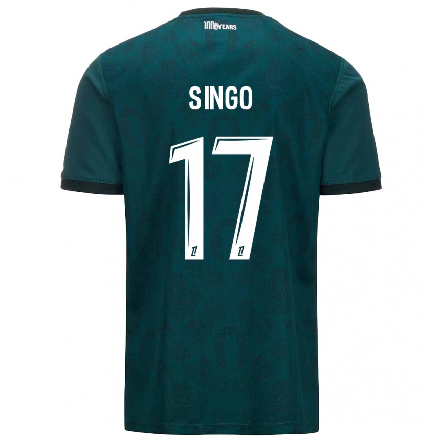 Women Football Wilfried Singo #17 Dark Green Away Jersey 2024/25 T-Shirt Australia