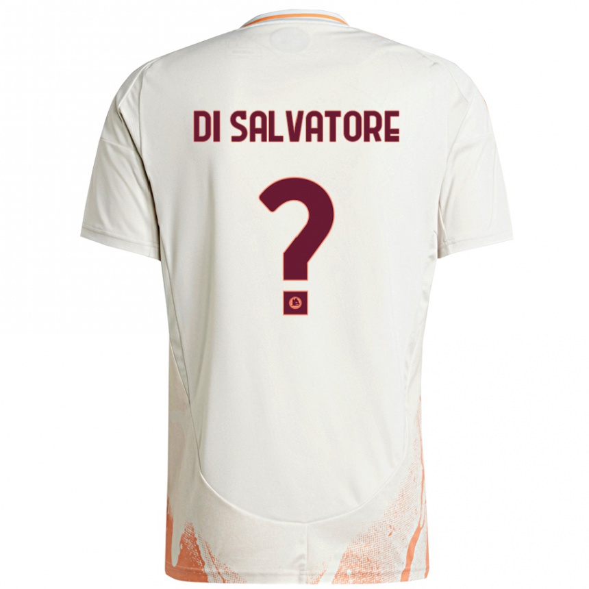 Women Football Diego Di Salvatore #0 Cream White Orange Away Jersey 2024/25 T-Shirt Australia