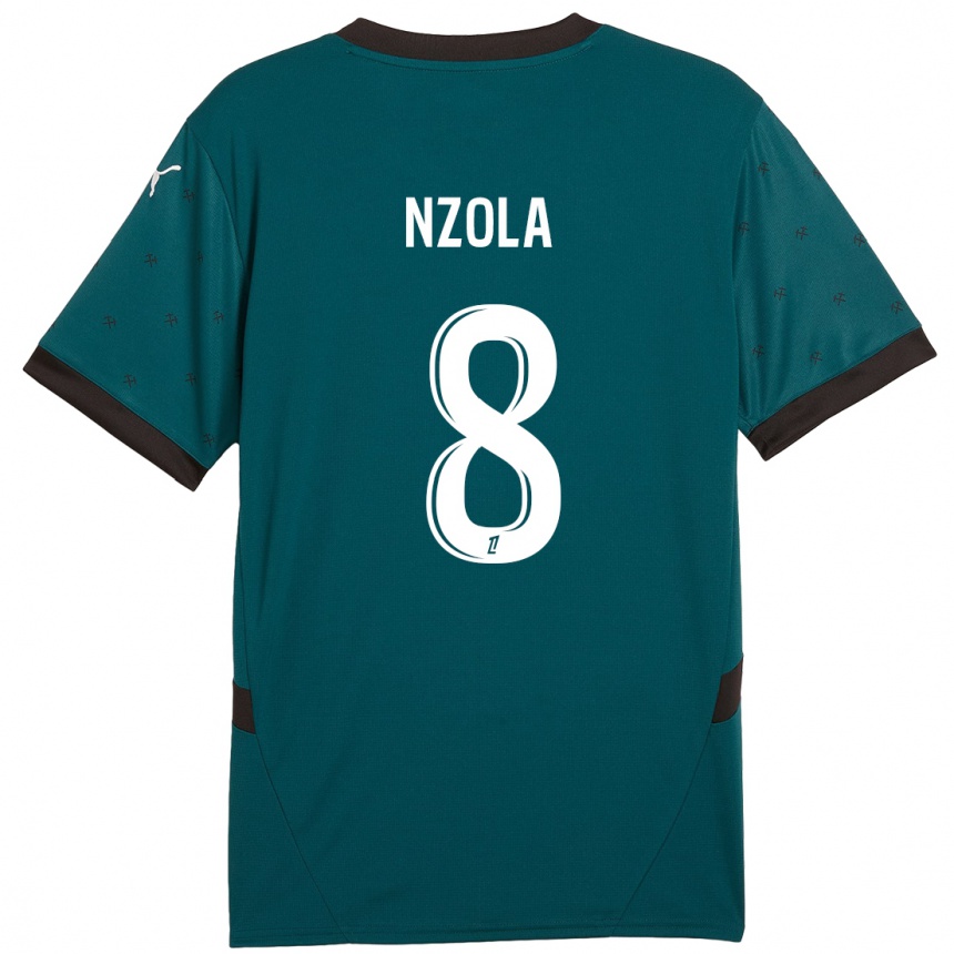 Women Football M'bala Nzola #8 Dark Green Away Jersey 2024/25 T-Shirt Australia