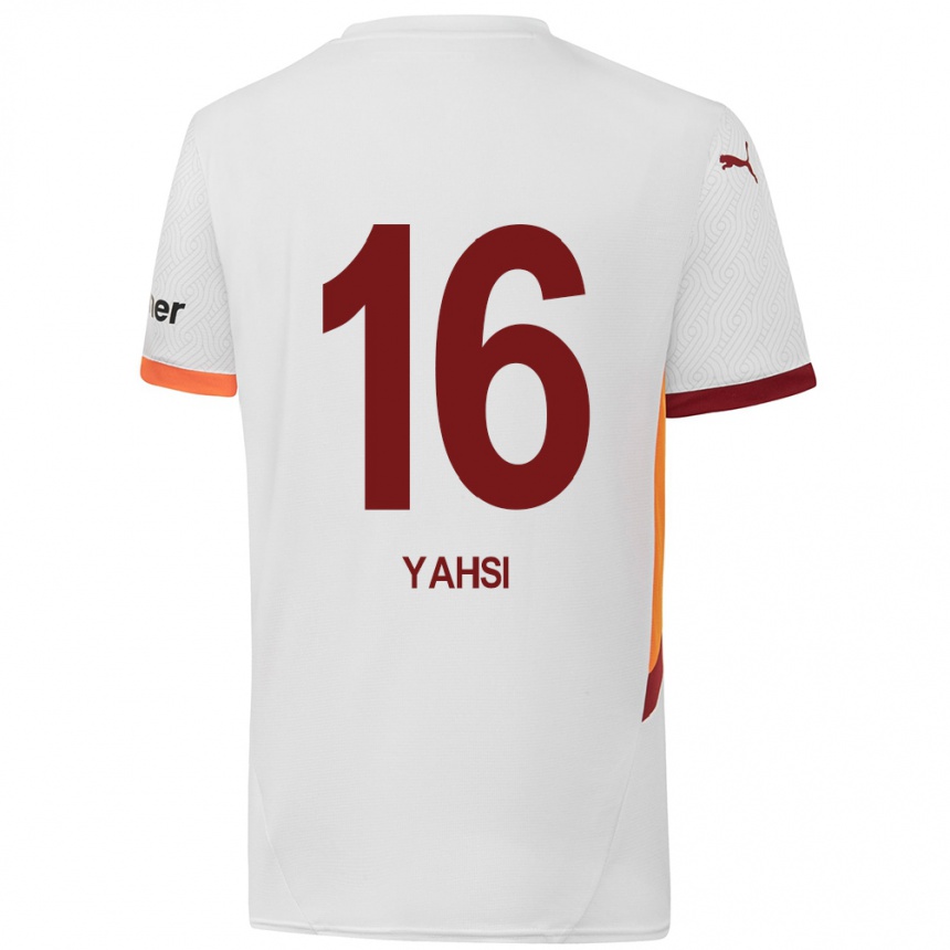 Women Football Ismail Yahsi #16 White Yellow Red Away Jersey 2024/25 T-Shirt Australia