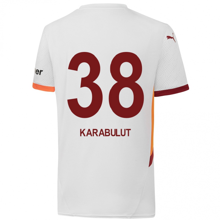 Women Football Arzu Karabulut #38 White Yellow Red Away Jersey 2024/25 T-Shirt Australia