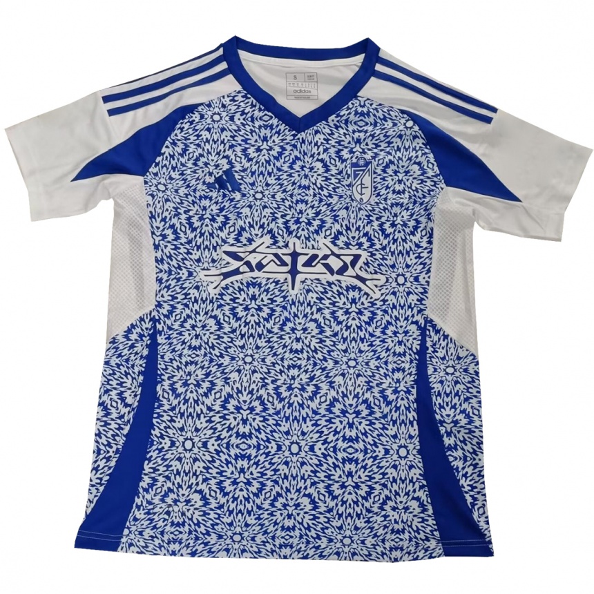 Women Football Hugo López #0 White Blue Away Jersey 2024/25 T-Shirt Australia