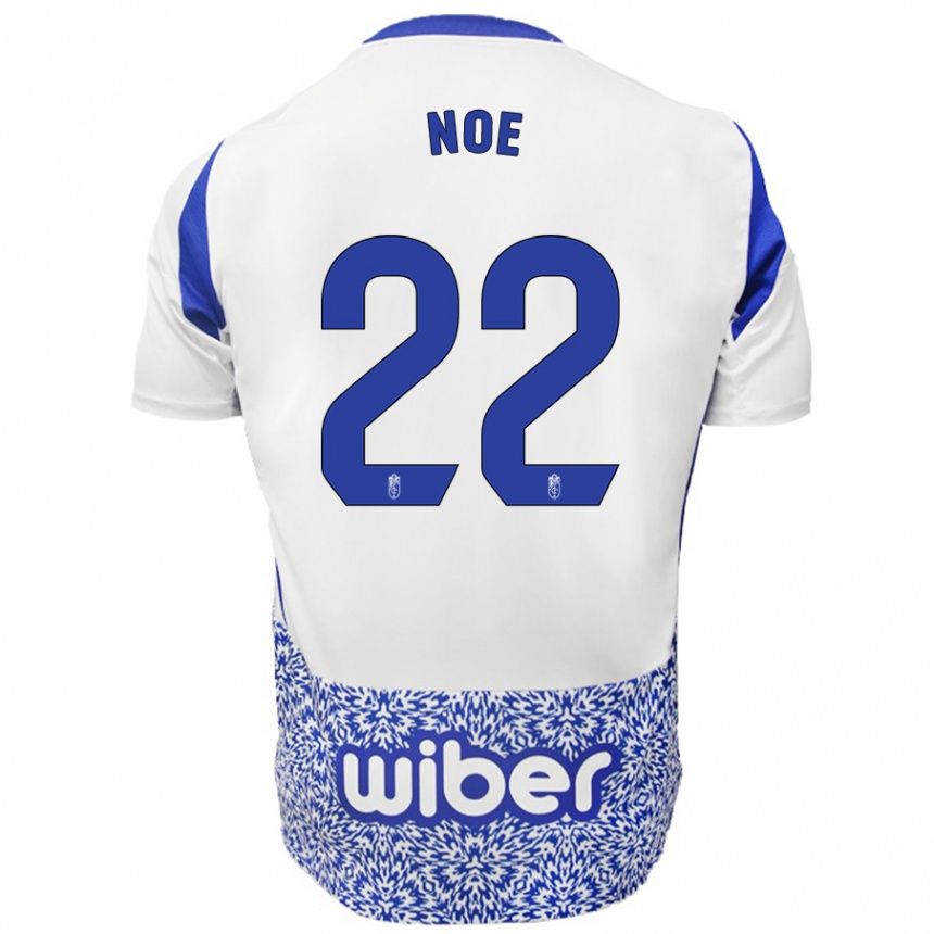 Women Football Noe #22 White Blue Away Jersey 2024/25 T-Shirt Australia