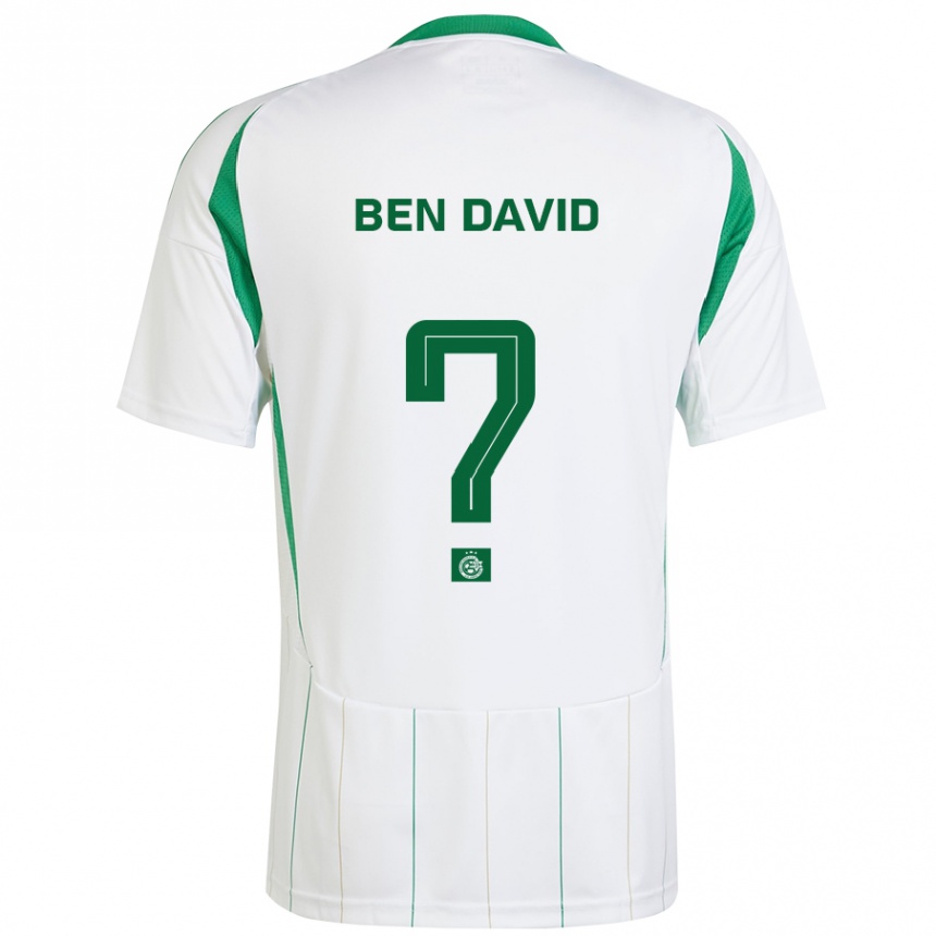 Women Football Shay Ben David #0 White Green Away Jersey 2024/25 T-Shirt Australia