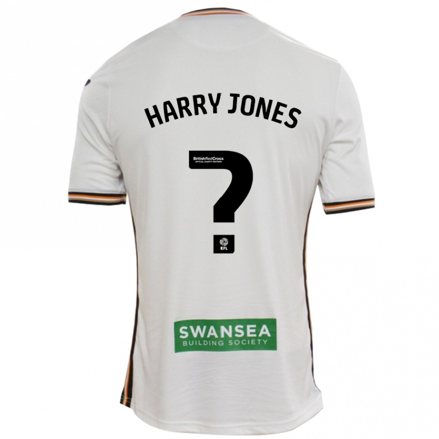 Kids Football Harry Jones #0 White Home Jersey 2024/25 T-Shirt Australia