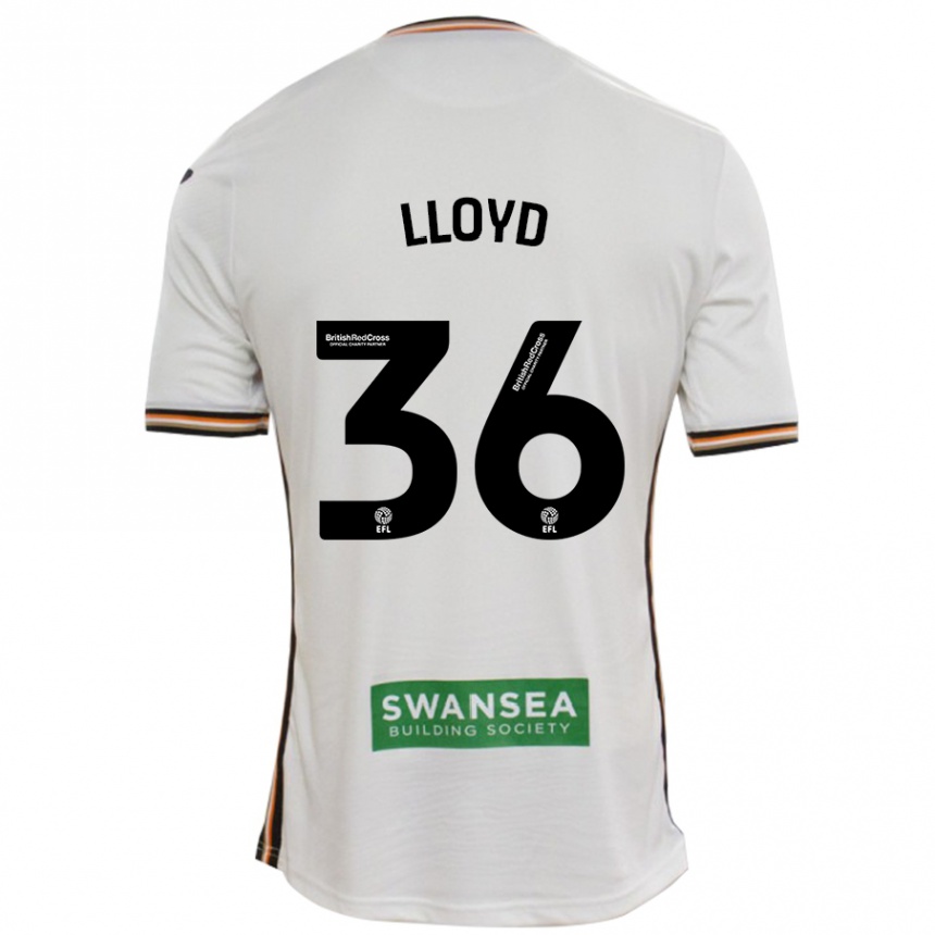 Kids Football Ben Lloyd #36 White Home Jersey 2024/25 T-Shirt Australia