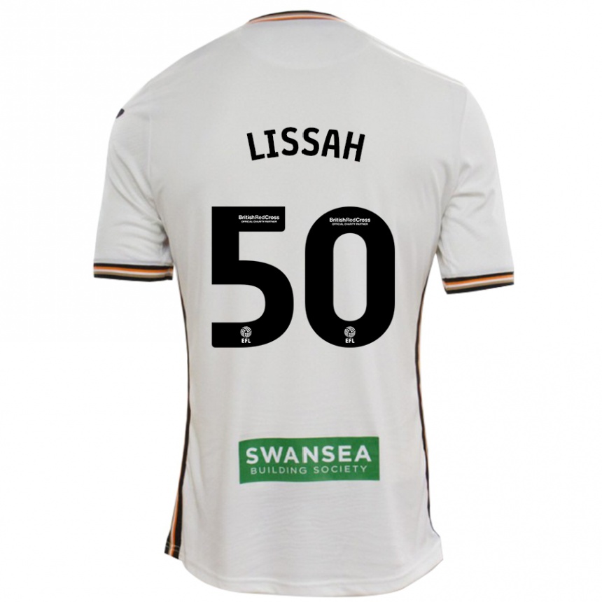 Kids Football Filip Lissah #50 White Home Jersey 2024/25 T-Shirt Australia