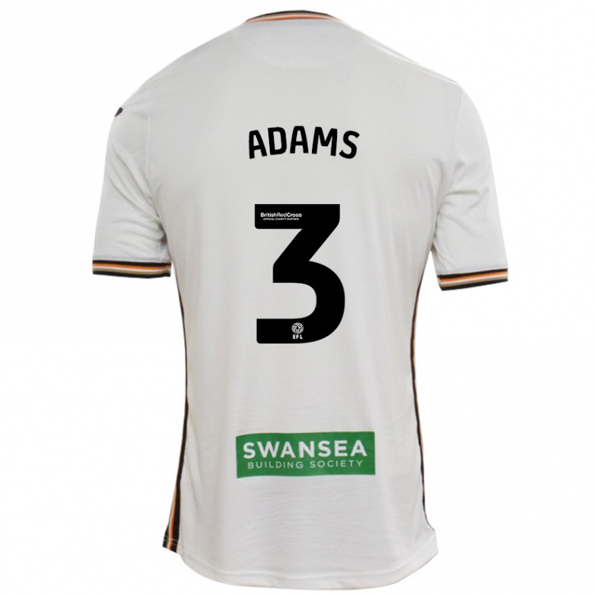 Kids Football Sarah Adams #3 White Home Jersey 2024/25 T-Shirt Australia