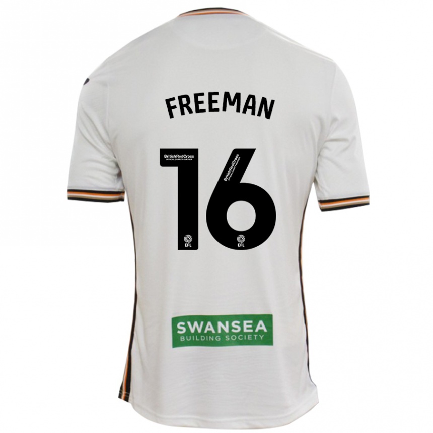 Kids Football Emily Freeman #16 White Home Jersey 2024/25 T-Shirt Australia